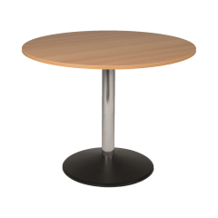 Produktbild Rundtisch Schichtstoff mit Mittels&auml;ule und Bodenplatte 