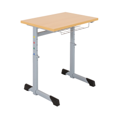 Produktbild Einer-Sch&uuml;lertisch h&ouml;henverstellbar, Tischplatte Melamin mit ABS-Kante 3425SP1