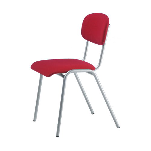 Produkt Bild Stapelstuhl gepolstert mit Vierfu&szlig; Rundrohrgestell STUHL 3P