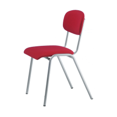 Produktbild Stapelstuhl gepolstert mit Vierfu&szlig; Rundrohrgestell STUHL 3P