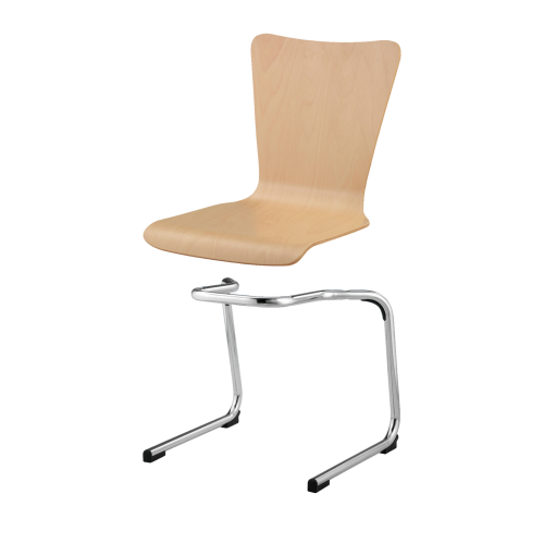 Produkt Bild Stapelstuhl mit Schale "Madrid" und Chromgestell SBK-DEMA