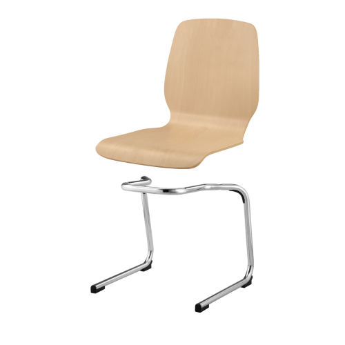 Produkt Bild Stapelstuhl mit Schale "Mailand" und Chromgestell SBK-DEMAI