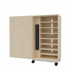 Produktbild Notebookwagen mit 10 Auszugf&auml;chern, fahrbar LTL 10Z-50