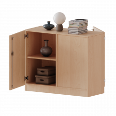 Produktbild Raumteiler Schrank, 2 Ordnerh&ouml;hen - Serie evo180 