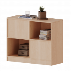 Produktbild Raumteiler Regal, 2 Ordnerh&ouml;hen - Serie evo180 