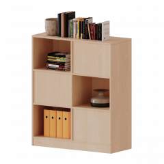 Produktbild Raumteiler Regal, 3 Ordnerh&ouml;hen - Serie evo180 