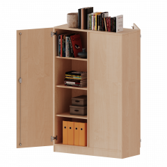 Produktbild Raumteiler Schrank, 4 Ordnerh&ouml;hen - Serie evo180 