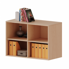 Produktbild Aufsatzregal f&uuml;r ErgoTray Serie, 2 Ordnerh&ouml;he - Serie evo180 