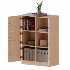 Produktbild Schlie&szlig;fachschrank, 3 Ordnerh&ouml;hen - Serie evo180 