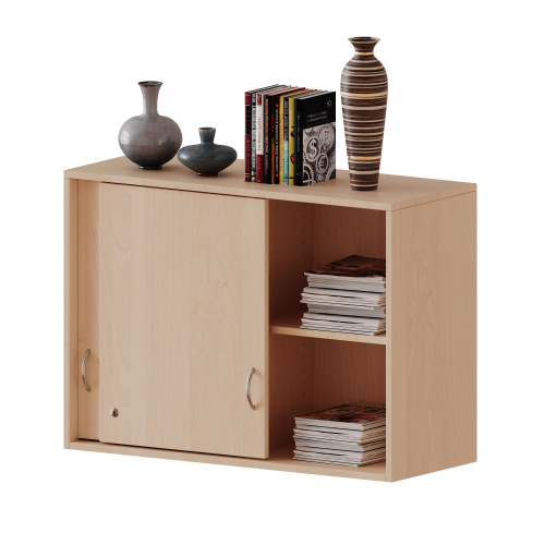 Produkt Bild Aufsatz mit Schiebet&uuml;ren, 2 Ordnerh&ouml;hen - Serie evo180 