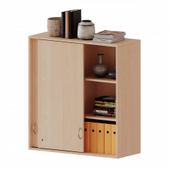 Produktbild Aufsatz mit Schiebet&uuml;ren, 3 Ordnerh&ouml;hen - Serie evo180 