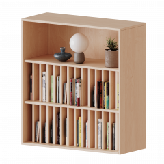 Produktbild Aufsatzregal f&uuml;r Klassenb&uuml;cher, 3 Ordnerh&ouml;hen - Serie evo180 K10043AR2B