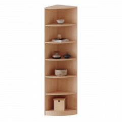 Produktbild Au&szlig;eneckregal, 6 Ordnerh&ouml;hen - Serie evo180 