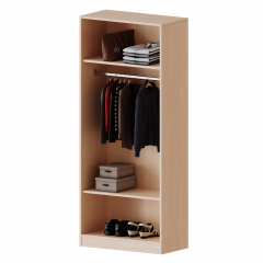 Produktbild Garderobenregal,  5 Ordnerh&ouml;hen - Serie evo180 R8045KR