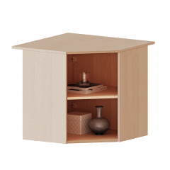 Produktbild Innenecke Aufsatzregal, 2 Ordnerh&ouml;hen - Serie evo180 