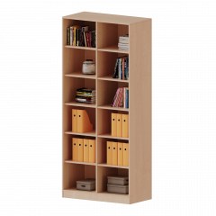 Produktbild Regal, 6 Ordnerh&ouml;hen - Serie evo 180 