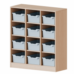 Produktbild Taschenregal, 3 Ordnerh&ouml;hen - Serie evo180 