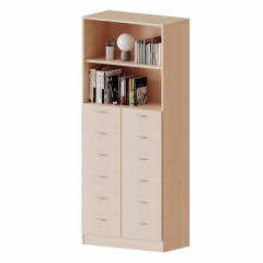 Produktbild Schubladen - Kombischrank, 5 Ordnerh&ouml;hen - Serie evo180 