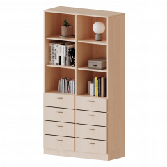 Produktbild Schubladen - Kombischrank, 5 Ordnerh&ouml;hen - Serie evo180 