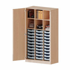 Produktbild ErgoTray Schrank, dreireihig, 5 Ordnerh&ouml;hen - evo180 Serie E1055T3K2RMM