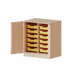 Produktbild ErgoTray Schrank, zweireihig, 2 Ordnerh&ouml;hen - evo180 Serie 