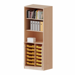 Produktbild ErgoTray Kombi-Schrank, zweireihig, 5 Ordnerh&ouml;hen - evo180 Serie E7052TK3R