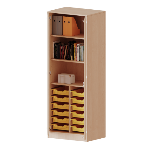 Produkt Bild ErgoTray Schrank, zweireihig, 5 Ordnerh&ouml;hen - evo180 Serie E7055T2K3R