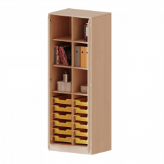 Produktbild ErgoTray Schrank, zweireihig, 5 Ordnerh&ouml;hen - evo180 Serie E7055T2K3RM