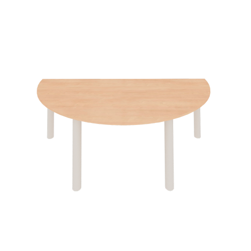 Produkt Bild Halbrundtisch mit Melaminplatte 