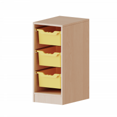 Produktbild ErgoTray Regal, einreihig, 2 Ordnerh&ouml;hen - evo180 Serie 