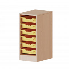 Produktbild ErgoTray Regal, einreihig, 2 Ordnerh&ouml;hen - evo180 Serie 