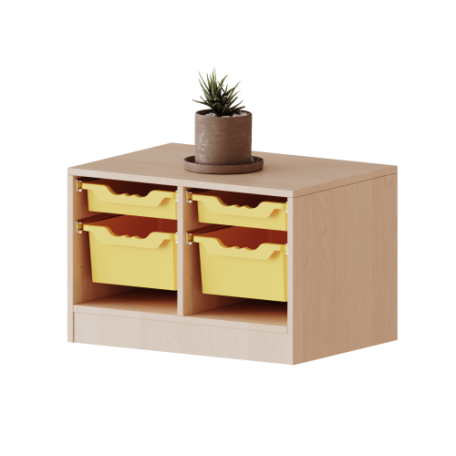 Produkt Bild ErgoTray Regal, zweireihig, 1 Ordnerh&ouml;he - evo180 Serie 