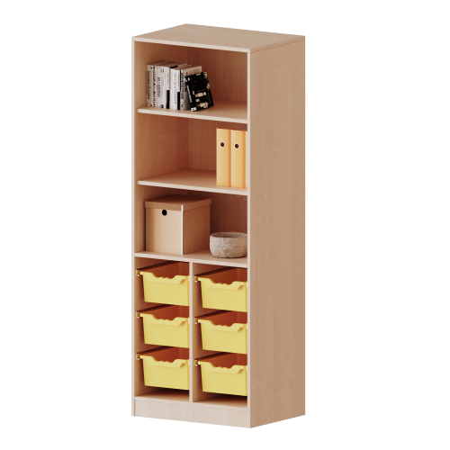 Produkt Bild ErgoTray Regal, zweireihig, 5 Ordnerh&ouml;hen - evo180 Serie 