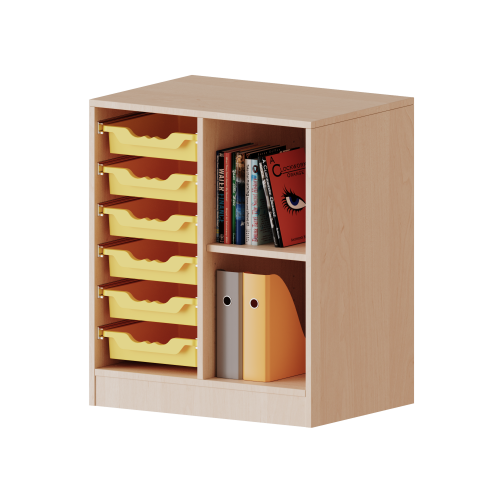 Produkt Bild ErgoTray Regal, zweireihig, 2 Ordnerh&ouml;hen - evo180 Serie 