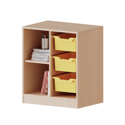 Produkt Bild ErgoTray Regal, zweireihig, 2 Ordnerh&ouml;hen - evo180 Serie 