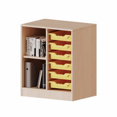 Produktbild ErgoTray Regal, zweireihig, 2 Ordnerh&ouml;hen - evo180 Serie 