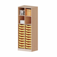 Produktbild ErgoTray Regal, zweireihig, 5 Ordnerh&ouml;hen - evo180 Serie 