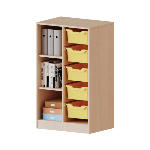 Produkt Bild ErgoTray Regal, zweireihig, 3 Ordnerh&ouml;hen - evo180 Serie 