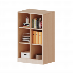 Produktbild Regal, zweireihig, 3 Ordnerh&ouml;hen - evo180 Serie 