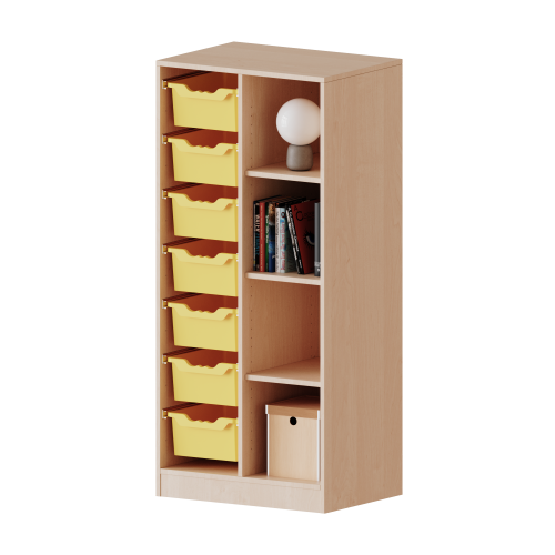 Produkt Bild ErgoTray Regal, zweireihig, 4 Ordnerh&ouml;hen - evo180 Serie 