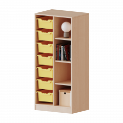 Produktbild ErgoTray Regal, zweireihig, 4 Ordnerh&ouml;hen - evo180 Serie 