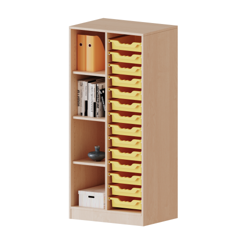 Produkt Bild ErgoTray Regal, zweireihig, 4 Ordnerh&ouml;hen - evo180 Serie 