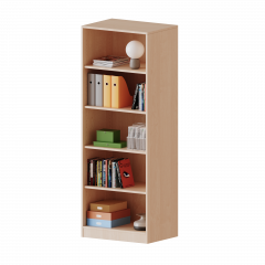 Produktbild Regal, einreihig, 5 Ordnerh&ouml;hen - evo180 Serie 