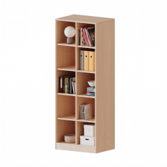 Produktbild Regal, zweireihig, 5 Ordnerh&ouml;hen - evo180 Serie 