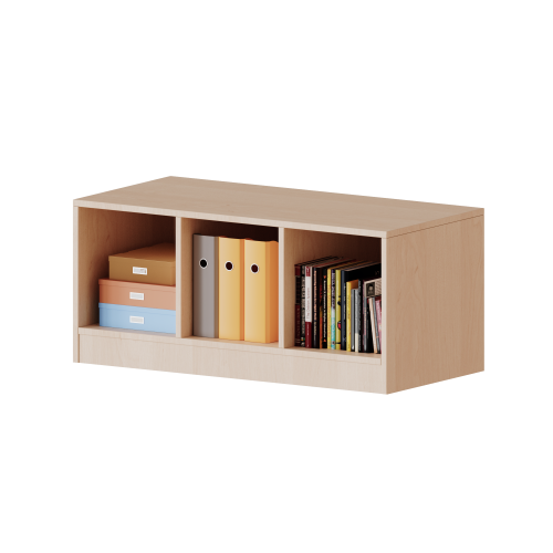 Produkt Bild Regal, dreireihig, 1 Ordnerh&ouml;he - evo180 Serie 