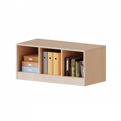 Produktbild Regal, dreireihig, 1 Ordnerh&ouml;he - evo180 Serie 