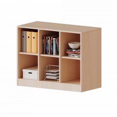 Produktbild Regal, dreireihig, 2 Ordnerh&ouml;hen - evo180 Serie 