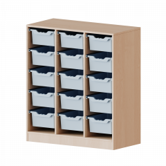 Produktbild ErgoTray Regal, dreireihig, 3 Ordnerh&ouml;hen - evo180 Serie 