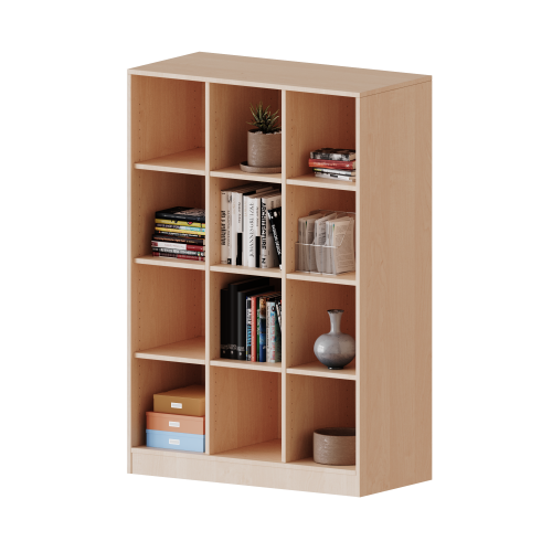 Produkt Bild Regal, dreireihig, 4 Ordnerh&ouml;hen - evo180 Serie 