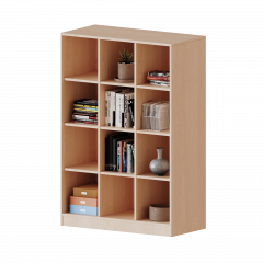 Produktbild Regal, dreireihig, 4 Ordnerh&ouml;hen - evo180 Serie 